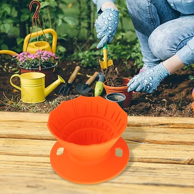 Portable Coffee Dripper, Silicone Collapsible Design for Easy Pour Over Making, for Travel and Outdoors (red)
