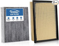 Engine+Cabin Air Filters Kit Fit for 2010-2024 Toyota 4RUNNER 4.0L, 2010-2023 Lexus GX460 4.6L Engine Air Filter Set Automotive Accessories Replacement CF10285 1780138051