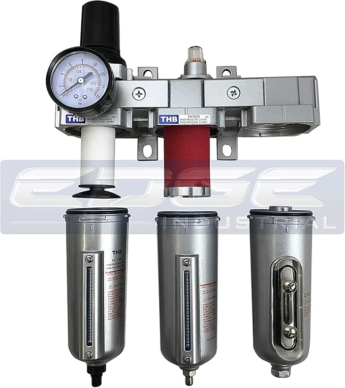 3/4" NPT, Compressed AIR Filter Regulator COALESCING Desiccant Dryer, AUTO Drain