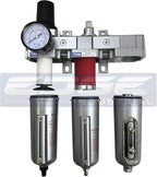 1/2" NPT, Compressed AIR Filter Regulator COALESCING Desiccant Dryer, AUTO Drain