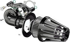 Big Sucker cone Air filter intake for harley air Cleaner Sportster Softail fatboy heritage dyna touring street road king Glide (Deep style -Black, TypeD : Touring M8 17-UP, Softail 18-UP)