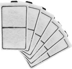 6pcs Carbon Filter Cartridges Compatible with Top Fin PF-S, 5.3X3.1 Inch Fish Tank Filter Cartridge Replacement for Aquarium Water Filtration