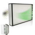 FFU H14 HEPA Filter Replacement, Laminar Flow Hood Filter Replacement Kit 1 Piece, Compatible with Laminar Flow Hood FFU 46.2"x22.6",100/ISO 5, H14 HEPA Flow Hood Filter