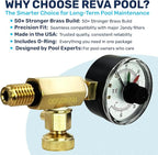 RV40500 Air Gauge Release Valve Assembly | Compatible Replacement for Zodiac Jandy CV, CL, DEV, DEL, JS Series Filters | Replaces R0357200 | Essential Pool Maintenance Accessory