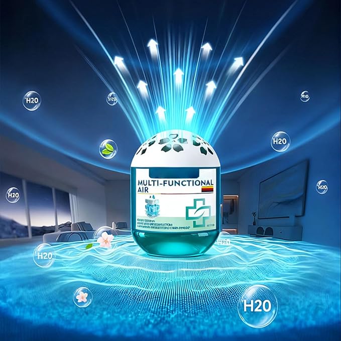Indoor Air Purification Dust Removal Magic Box, 120g Multi Functional Air Magic Box Dust Cleaner, Automatic Dust-Sucking and Plant-Based, No Electricity & Noise, Ues For Any Room, Day And Night (4PCS)