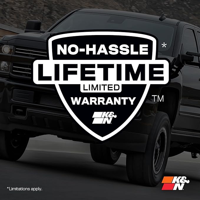 K&N Performance Diesel High-Flow Lifetime Engine Air Filter: Increase Power: Premium, Washable: Compatible with 2013-2024 RAM: 2500, 3500, 4500, 5500, 33-5005
