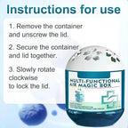 Indoor Air Purification Dust Removal Magic Box,Multi Functional Air Magic Box,Automatic Dust Collection Air Box for Home,Plant Extract Formula,No Electricity & Noise,For Any Room(120g)