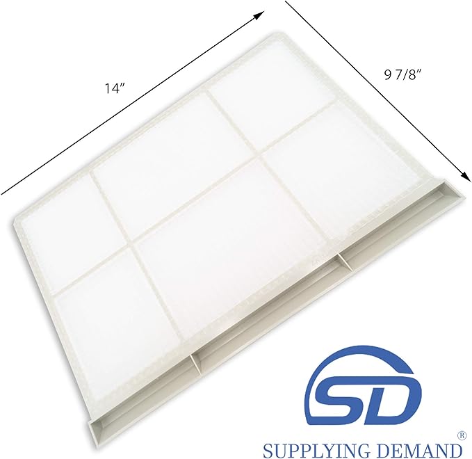Supplying Demand WP85X10008 1090826 Air Conditioner Filter Replacement 14-1/2 x 10 Inches Model Specific Not Universal (Pack of 4)