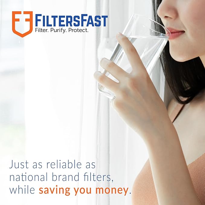 Filters Fast PH21100 Compatible Replacement for GE MWF Carbon Water Filter Cartridge for Fridge Refrigerator Water Dispenser