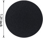 7.25inch Kitchen Compost Bin Charcoal Filter Replacements, Compost Pail Replacement Carbon Filters 7.25 inch, Round