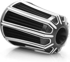 Big Sucker cone Air filter intake for harley air Cleaner Sportster Softail fatboy heritage dyna touring street road king Glide (Gauge style -Black, TypeD : Touring M8 17-UP, Softail 18-UP)