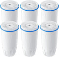 BOGDA 6 Pack Water Filter Replacement Zero, 5-Stage Compatible with Zero Pitcher and Dispenser, Fit for Zero Filter Water Replacement Filters and ZR-001 ZR-017 ZR-004
