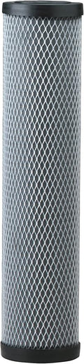 Pentair Pentek C1-20BB Big Blue Carbon Water Filter, 20-Inch, Whole House Heavy Duty Dual Purpose Powdered Activated Carbon-Impregnated Cellulose Replacement Cartridge, 20" x 4.5", 5 Micron , Black