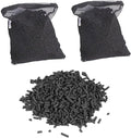 Wave Point 10 lbs (5 lbs x 2) Premium Virgin Activated Carbon Charcoal Pellets in Media Bags for Aquarium Fish Tank Koi Pond Reef Filter Media, Air Filter & AC, Total 10 lbs (2 Bags), 1.9 Gallon