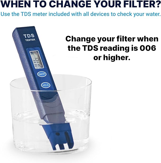ZeroWater Official Replacement Filter - 5-Stage 0 TDS Filter Replacement - System IAPMO Certified to Reduce Lead, Chromium, and PFOA/PFOS, 6-Pack