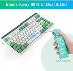Disposable Compressed Air Duster, 3.5 oz Computer Cleaner, Keyboard Cleaner, 2 PCS