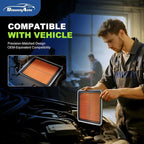 Engine and Cabin Air Filter Combo for Crosstrek 2016-2017, Forester 2009-2018, Impreza 2008-2016, WRX 2012-21, XV Crosstrek 2013-15 Air Filter Car Replacement #CF10930 16546AA090 Car Accessories