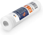Aquaboon 5 Micron 10 x 2.5 Grooved Sediment Water Filter Replacement for Whole House Filter Cartridge Compatible with AP110, WHKF-GD05, CFS110, 4-Pack