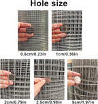 Livestock Fencing Roll Galvanised Welded Wire Mesh Roll Garden Chicken Wire Animals Enclosure for Chickens, Rabbits, Dogs, Window Guards Vegetable Protection for Indoor or Outdoor ( Size : L:1.5m-H:1m