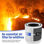 Core 300 Replacement Filter Compatible with LEVOIT Core 300/Core 300S/Core-P350, 3-in-1 True HEPA Filter, High-Efficiency Activated Carbon,Part# Core 300-RF, White, 2 Pack