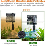 hygger Aquarium Activated Carbon, Premium Natural Coconut Shell Activated Charcoal for Freshwater and Saltwater, Fish Tank Filter Media, Water Purification Carbon (10.5 oz with Fine Mesh Bag)