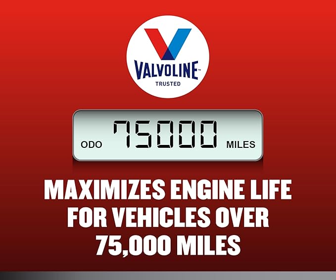 Valvoline Full Synthetic High Mileage with MaxLife Technology 10W-30 Motor Oil 1 QT