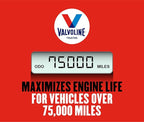 Valvoline High Mileage with MaxLife Technology 5W-30 Synthetic Blend Motor Oil 1 Quart