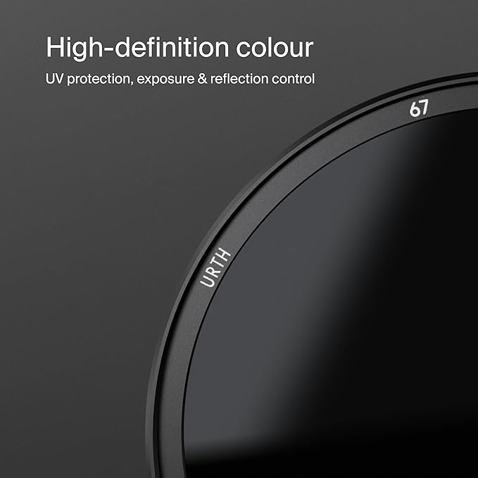 Urth 72mm 4-in-1 Magnetic Lens Filter Kit (Plus+) -UV, CPL, Neutral Density ND8, ND1000, Multi-Coated Optical Glass, Ultra-Slim Camera Lens Filters
