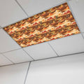 Tropical Plant Cactus Fluorescent Light Covers 1 Pack Western Cowboy Horse Sunset Deserts Brown Magnetic Fluorescent Ceiling Lights Filters for Office Classroom Home Drop Ceiling 4x2 Feet