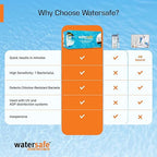 Pool and Spa Rapid Bacteria Test by Watersafe, Test Strips to Detect Down to 1 Bacteria/μL in 15 Minutes, Including E. coli and Salmonella, Single Test