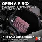 K&N Cold Air Intake System: High-Flow Air Filter, Increase Performance & Acceleration: Compatible with 2005-2019 Crysler/Dodge: 300C, Challenger, Charger, Magnum, 57-1542
