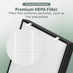 Air400 Filter Compatible with Bissell Air400 Air Pu-rifier Filter Replacement 2479 Series, Compared to Part# 2521, 2520, 3365, 2 H13 True HEPA (2521) +2 Carbon Filters (2520) +2 Pre-Filters