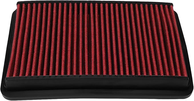 DNA Motoring AFPN-126-RD Clean Air Washable Drop In Panel Air Filter Enhance Engine Performance Power & Acceleration Improve [Compatible with 05-09 Tucscon / 05-10 Sportage]