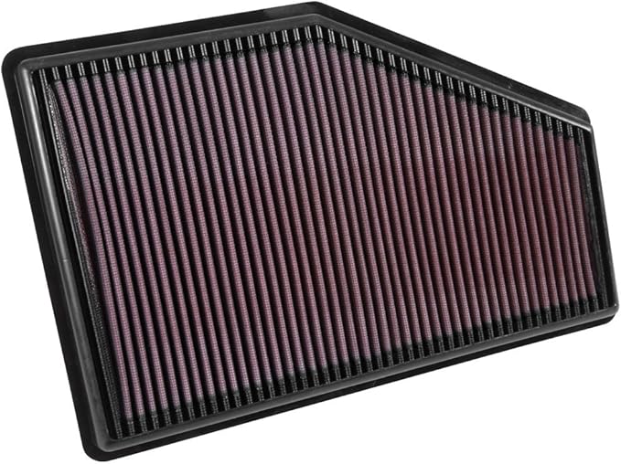 K&N High-Flow Original Lifetime Engine Air Filter: Increase Power: Premium, Washable: Compatible with 2016-2025 Buick/Chervolet/Cadillac: LaCrosse, Regal, XT4, Malibu, 33-5049