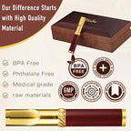 Reusable Washable Cigarette Filter Handcrafted Wood Metal Smoking Cigarette Filter Never Fade Cigarette Holders Reduces Tar Nicotine Birthdays Father Day Gift Wooden Gift Box