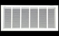 HVAC Premium 34 x 10 Duct Opening Steel Return Air Filter Grille, for 1-inch Filter, Removable Door, Flat Stamped HVAC Vent Cover Grille, Outer Dimensions 36.5 x 12.5