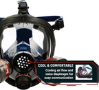 Parcil Distribution Full Face Respirator Mask with Filters – Durable Full Face Respirator Mask, Bayonet Filter Compatible