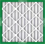 Filterbuy 18x18x2 Air Filter MERV 8 Essential Dust & Allergy Defense (5-Pack), Electrostatic Pleated HVAC AC Furnace Filters Replacement, Made in USA (Actual Size: 17.75 x 17.75 x 1.75)