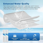 PUREPLUS 1 Micron 20" x 4.5" Whole House Sediment Home Water Filter Replacement Cartridge, Compatible with DGD-2501-20, AP810-2, P1-20BB, FP25B, FPMB-BB1-20, SDC-45-2001, 2 Pack