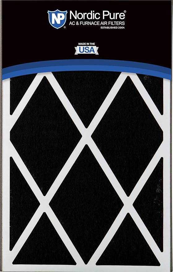 Nordic Pure 16x25x3 (Actual Size: 15 13/16 x 24 5/16 x 3) Trion Air Bear Cub 266649-101 Replacement MERV 13 Pleated AC Furnace Filters Plus Carbon, 7 Pack