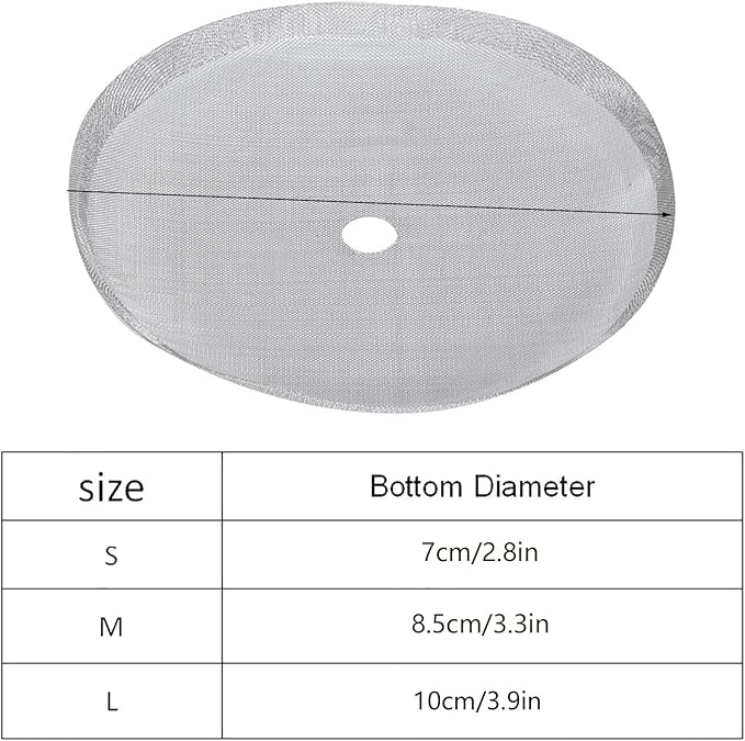 Press Filter Screen, 5Pcs 304 Stainless Steel Coffee Filter Universal French Portable Detachable Coffee Pot Mesh Filter Accessory for Coffee Makers Tea Particles (Small-350ml)