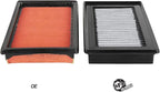 aFe POWER Magnum FLOW OE Replacement Air Filter w/Pro DRY S Media (Pair) for Infiniti Q50 V6-3.5L (V35) 14-18/14-15 V6-3.7L (V37) #31-10273-MA