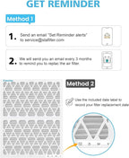 Reusable 16x25x1 Air Filter (MERV 8), 1 Foldable Frame + 6 Refills (Not Individual Filters), Greener HVAC AC Furnace Air Filters MPR 700&FPR 5(Actual Size:15.75"x24.75"x0.75")