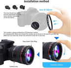 58mm Lens to 55mm Camera Lens Adapter,58mm-55mm Filter Step-Down Ring,Compatible All 55mm Filter Accessory.Made from CNC Machined