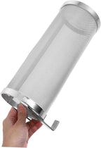 Stainless Steel Grain Brewing Filter Mesh Cylinder Portable Strainer for Homebrew Beer and Wine Brewing Brewing Tool for Filtration
