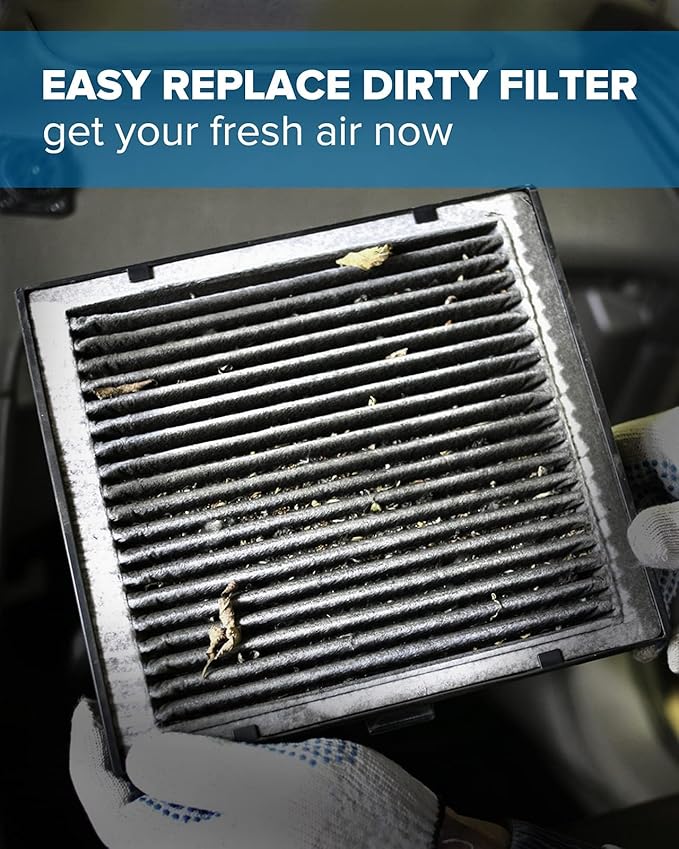PHILTOP ACF034 (CF11854) Cabin Air Filter, Replacement for Rogue (2014-2020), Rogue Sport (2017-2021), Qashqai (2017-2020), Premium Cabin Filter with Activated Carbon Filter Up Dust Pollen Odor