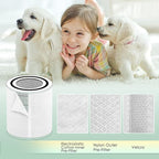 [6-Pack] Pre-Filter Compatible with LEVOIT Core 600S Air Purifier Filter Replacement Core 600S-P, Fit Part# Core 600S-RF