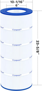 Cryspool® 09028 Filter Compatible with CC100, Clean & Clear CCRP100, R173215, Predator-100, Posi-Clear PXCRP 100, PAP100, C-9410,FC-0686, 100 Sq. Ft Pool Filter Cartridge, 1 Pack