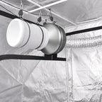 iPower GLFILT6M 6 Inch Air Carbon Filter Indoor Plants Grow Tent Odor Control Scrubber with Australia Activated C for Inline Fan, Reversible Flange, Prefilter Included, 6"