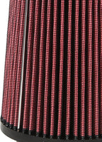 2.75 Inch 70 mm High-Flow Air Filter, Reusable Cone Cold Air Intake, High Performance, Washable, Clamp-On Car High Flow Air Kit, Flange Diameter: 2.75 Inch, Filter Height: 7.3 Inch, Red